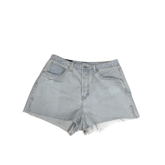 Wild Fable NWT light wash super high rise cutoff shorts size 10 - Picture 2 of 11
